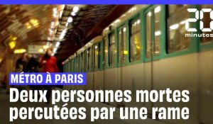 Paris : Deux personnes meurent après avoir été percutées par une rame de métro #shorts