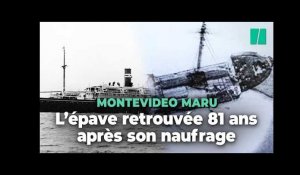 L’épave du Montevideo Maru, torpillé pendant la Seconde Guerre mondiale, a été retrouvée