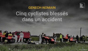 Accident entre Genech et Nomain : 5 cyclistes blessés