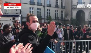 VIDÉO. Le village du Service national universel chahuté par des manifestants à Nantes