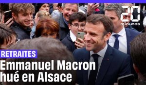 Emmanuel Macron hué par la foule en Alsace #shorts