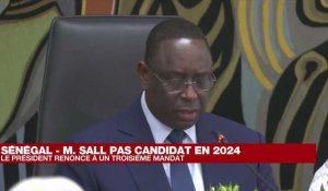 Au Sénégal, Macky Sall ne se présentera pas à l'élection présidentielle de 2024