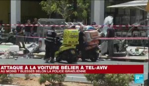 Au moins sept blessés dans un attaque à la voiture bélier à Tel-Aviv