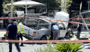 Israël: la police déployée sur les lieux d'un attentat à la voiture bélier à Tel-Aviv