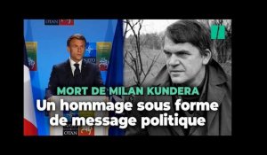 Mort de Milan Kundera : Emmanuel Macron lui rend hommage en envoyant un message à la Russie
