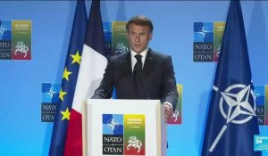 Sommet de l'Otan : la Russie est "fragile" militairement, selon Emmanuel Macron