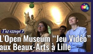 Des jeunes redécouvrent le palais des Beaux-Arts de Lille grâce à l’Open Museum jeu vidéo