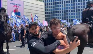 Israël: manifestation à Tel-Aviv contre la réforme judiciaire après un vote crucial