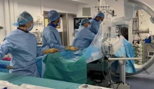 Au CHU de Reims, une nouvelle valve aortique sans anesthésie