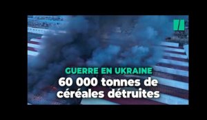 Des milliers de tonnes de céréales détruites dans des frappes russes en Ukraine, selon Kiev
