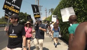VIDÉO. Hollywood : les acteurs rejoignent les scénaristes en grève et protestent devant les studios