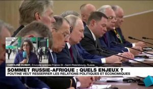 Sommet Russie-Afrique : Poutine veut resserrer les relations politiques et économiques
