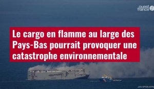 VIDÉO. Le cargo en flamme au large des Pays-Bas pourrait provoquer une catastrophe environnementale