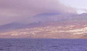Images des incendie à Tenerife: début de "normalisation", près de 4.000 hectares brûlés