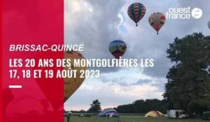 Maine-et-Loire : un rassemblement de montgolfières dans le ciel de Brissac