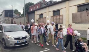 Une marche blanche en hommage à Patrick Douai, décédé à Louvroil dans une voiture tombée dans la Sambre