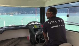Annecy : immersion sur le lac avec la DDT 74 en pleine patrouille