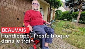 Le témoignage de Jacques Anselme, resté bloqué dans un train jusqu'à Paris en raison de son handicap