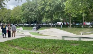 Une voiture tombe dans le skatepark de Châlons-en-Champagne
