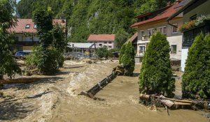 Slovénie : la Présidente de la Commission européenne s'est rendue dans les régions sinistrées