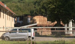 Alsace: images du gîte incendié qui n'était pas aux normes, selon le parquet