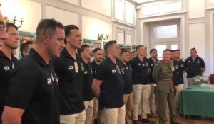 VIDÉO. Les militaires néo-zélandais chantent en maori pour leur arrivée à Pontivy