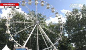 VIDÉO. Festival Beauregard : l'incontournable grande roue accueille ses premiers voyageurs 