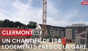 134 logements en construction près de la gare de Clermont