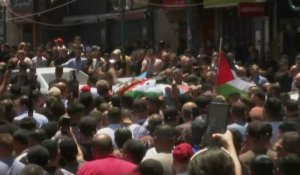 Funérailles d'un Palestinien tué lors d'un raid israélien en Cisjordanie