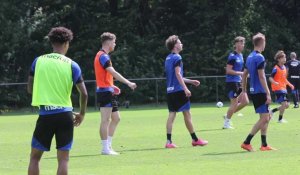 Football: le stage d'été du Club de Bruges aux Pays-Bas