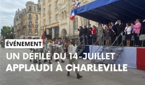 Le défilé du 14-Juillet de Charleville-Mézières applaudi par la foule
