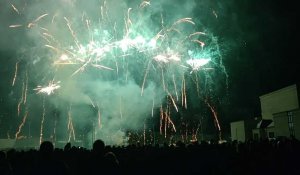 Le feu d'artifice pour la fête nationale à Hazebrouck