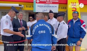 VIDEO. CRS, policiers, maîtres-nageurs... Les renforts de sécurité arrivés à La Baule