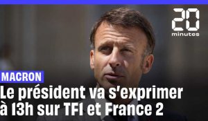 Emmanuel Macron interviewé à 13h aux JT de 13H de TF1 et France 2