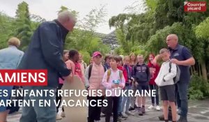 Amiens : des enfants ukrainiens partent en vacances à la mer avec le Lions Club