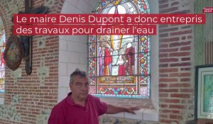 Travaux de restauration dans l'église de Tilloy-Floriville