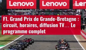 VIDÉO. F1. Grand Prix de Grande-Bretagne : circuit, horaires, diffusion TV… Le programme c