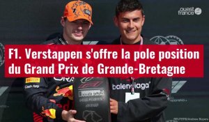 VIDÉO. F1. Verstappen s'offre la pole position du Grand Prix de Grande-Bretagne