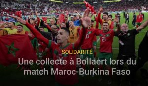 Séisme : une collecte spéciale à Bollaert lors du match Maroc - Burkina Faso