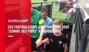 VIDEO. Dans les coulisses du match de l'AS Grâces au stade du Roudourou à Guingamp