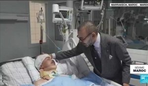 Maroc : le roi Mohammed VI au chevet de blessés du séisme à Marrakech