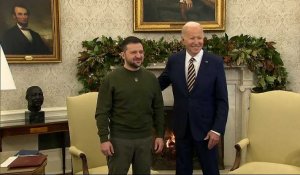 Joe Biden recevra jeudi le président ukrainien Volodymyr Zelensky à la Maison Blanche