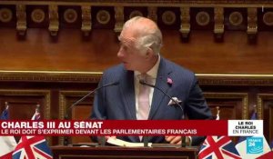 REPLAY - Charles III s'exprime devant les parlementaires français au Sénat