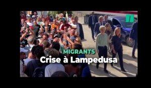 À Lampedusa, la colère des habitants monte, Von der Leyen et Meloni sur place