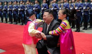 Le dictateur nord-coréen Kim Jong Un de retour chez lui après une visite en Russie
