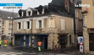 VIDÉO. Un restaurant du centre-ville du Mans touché par un incendie