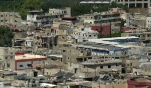 Vues d'un camp palestinien au Liban au lendemain de combats meurtriers