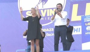 Salvini et Le Pen contre la "submersion migratoire"