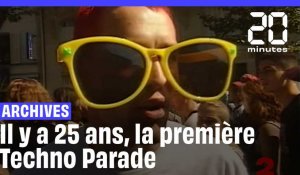 Les images de la toute première Techno Parade à Paris