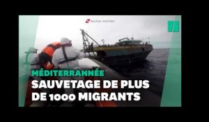 Plus de 1300 migrants secourus en Méditerranée